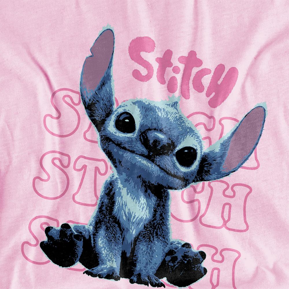 Lilo & Stitch Girls Cute As Can Be Stitch Action Pose T-Shirt