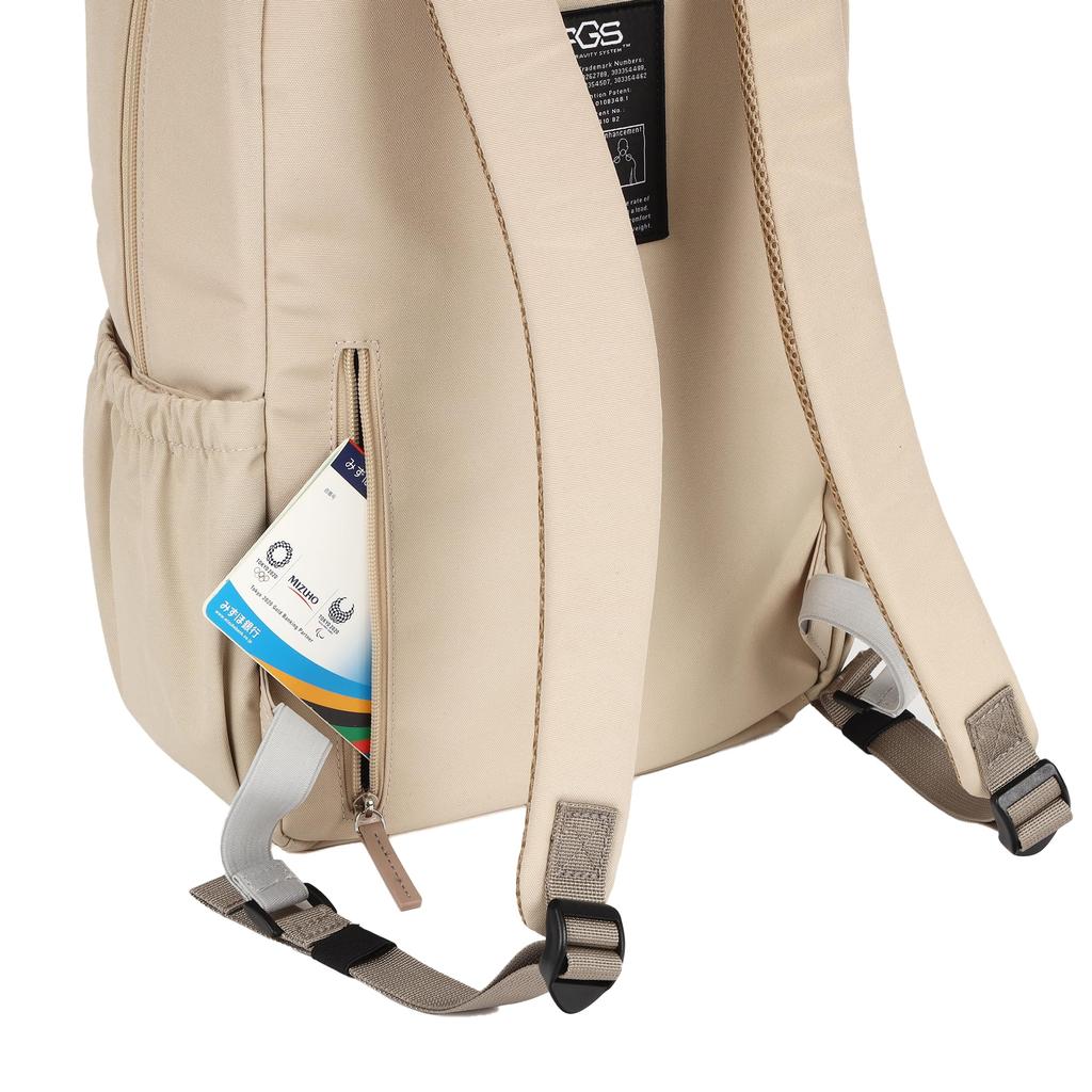 ЖЕНСКИЙ рюкзак Zero Gravity Less Water Large AGS Authorized Beige [ATLA], 40% Вес, Водоотталкивающий, Вместимость, Для поездок на работу, Многофункциональный, Дистрибьютор,