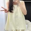 Sexy Nightwear Women Camisole Simple Solid Tops Shorts Ladies Sleepwear Loungewear Homewear Two-Piece Set