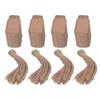 400pcs 4 Packs Kraft Paper Tags DIY Gift Tags Craft Hanging Tags with String for Wedding