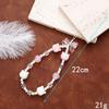 Korean Love Heart Beaded Phone Chain & Keychain Set for Women