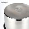304 Stainless Steel Round Seasoning Pot with Lid