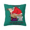 Pillow Case Christmas Humor Polyester Pillow Cover Novelty Cushion Cover Custom DIY Pillowcases For Chair Sofa Home Decoration