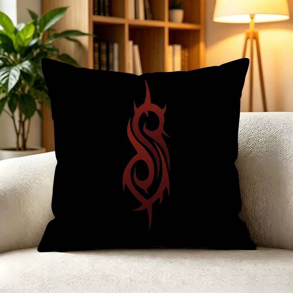 GGritty Vintage Slipknot Metal Band Horror Square DoubleSided printed Pillow Case Bedroom Bedside Pillow Sofa Cushion Cover