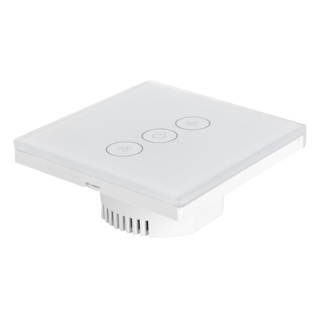 Умный WiFi Диммер Выключатель вентилятора Беспроводной Таймер Голосовое Управление через Приложение для Tuya 110‑240В 50 60ГцБелый