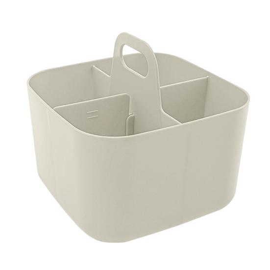 Yousheng Stackable Desk Organizer Storage Box with Handle Large Capacity Multiple Compartments Pencil Holder Caddy Organizer