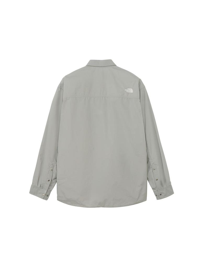The North Face Nuptse Meld Size Long Sleeve Shirt, Gray, XS,