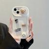 Applicable To IPhone15PRO Mobile Phone Case Coffee Bear Wave Push Window Apple 16 Protective Cover 14 Soft Shell 12