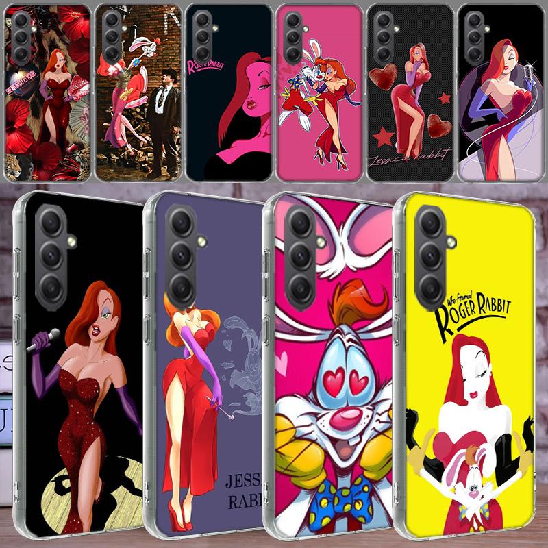 J-Jessica R-Кролики Чехол для телефона для Samsung Galaxy A54 A14 A24 A34 A17 A37 A57 A55 A35 A25 A15 A16 A26 A36 A56 A13 A23 A33 A53 A5