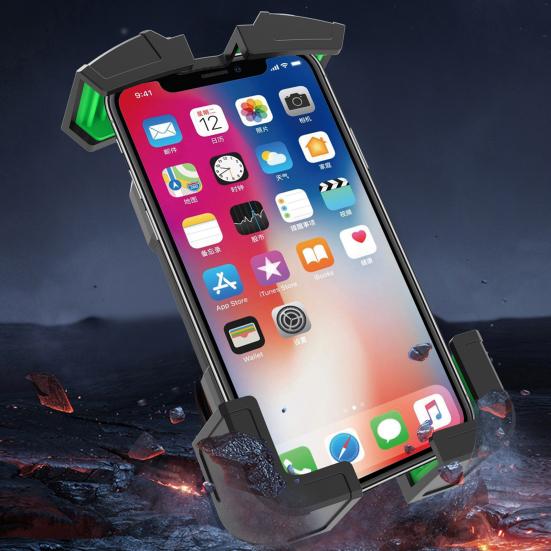 Крепление для телефона на мотоцикле с гасителем вибраций Держатель для крепления мобильного телефона на мотоцикле с управлением одной рукой