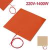 500*500mm 220V 1400W Silicone Heater Mat Pad for Printer Heated Bed Heating