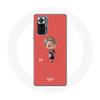 Case - MANIACASE - Xiaomi Redmi Note 10 Pro - Soft Silicone - BTS TinyTAN Animation RM - Red