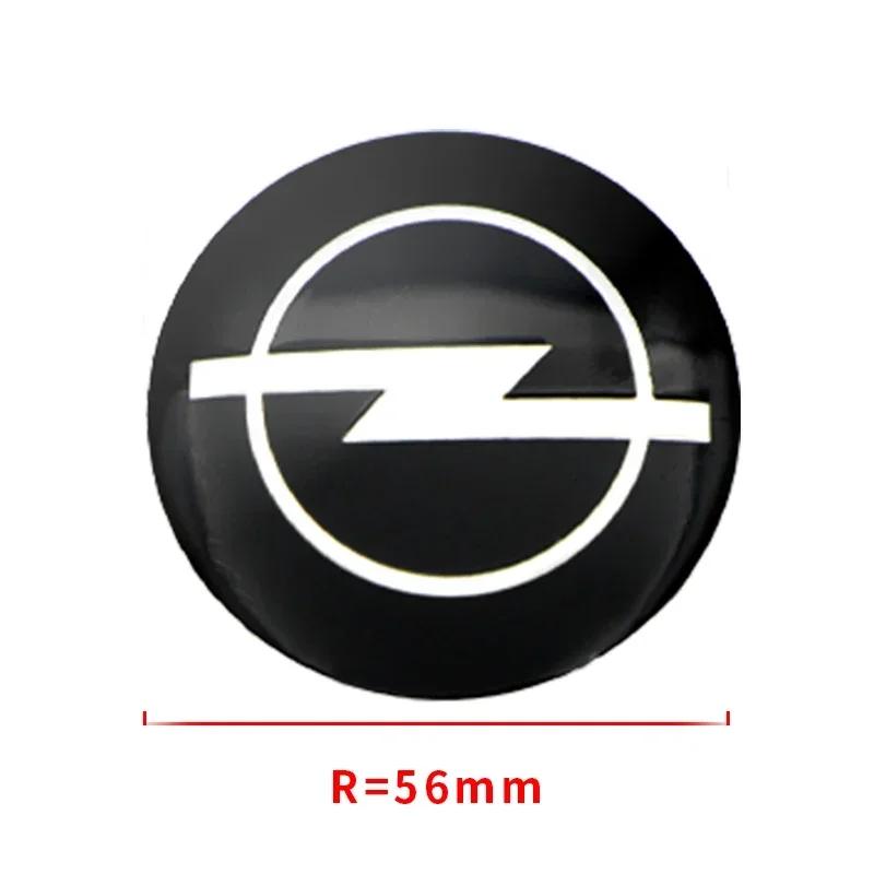 4pcs 56mm Car Wheel Center Hub Cap Rim Cover Emblem Stickers For Opel Astra j g Insignia Corsa d Vectra c Zafira a Auto Gadgets