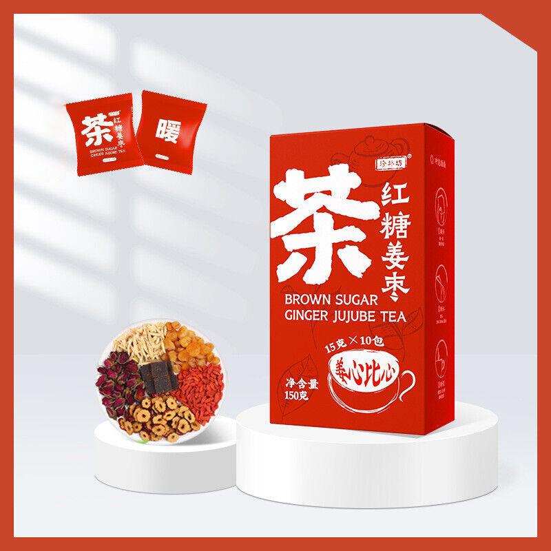 Коричневый сахар имбирь чай из ююбы лонган ягоды годжи роза кровь черный сахарный чай