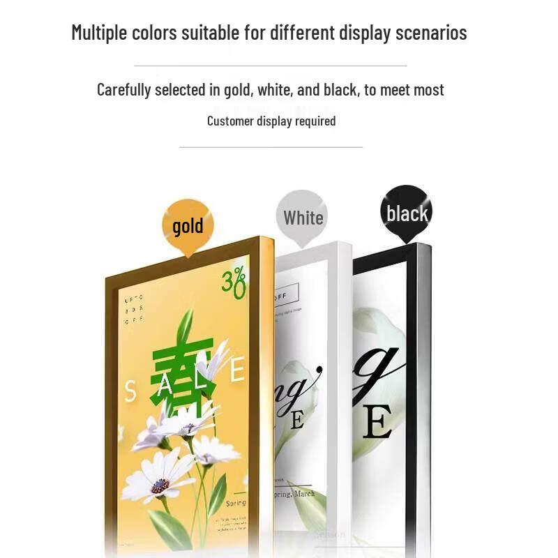 Outdoor Double-Pole Advertising Display Stand