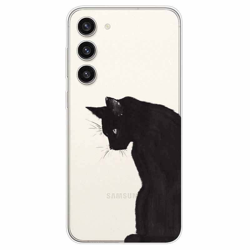 For Samsung S24 Plus Ultra S24 FE Case Clear Cover Soft Bumper for Samsung Galaxy S24 Ultra 5G Transparent Silicone S24 S24 FE