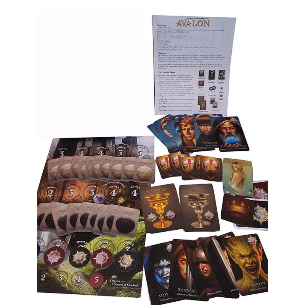 Card Interactive Board Children"s Game Avalon Board Game Funny Avalon Table Games For Family Party