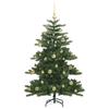 Artificial Foldable Christmas Tree Green 150 cm PVC and Steel
