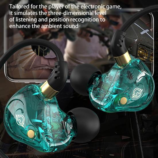 Компьютерная игровая гарнитура Внутриканальные проводные наушники Разъем 3,5 мм с микрофоном Бас Стерео Hi-Fi
