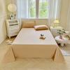 Cotton Bed Flat Sheet for Double Bed Plain Solid Color Top Sheets Single/Queen/King Flat Bedsheets Home Bed Linen Sheets