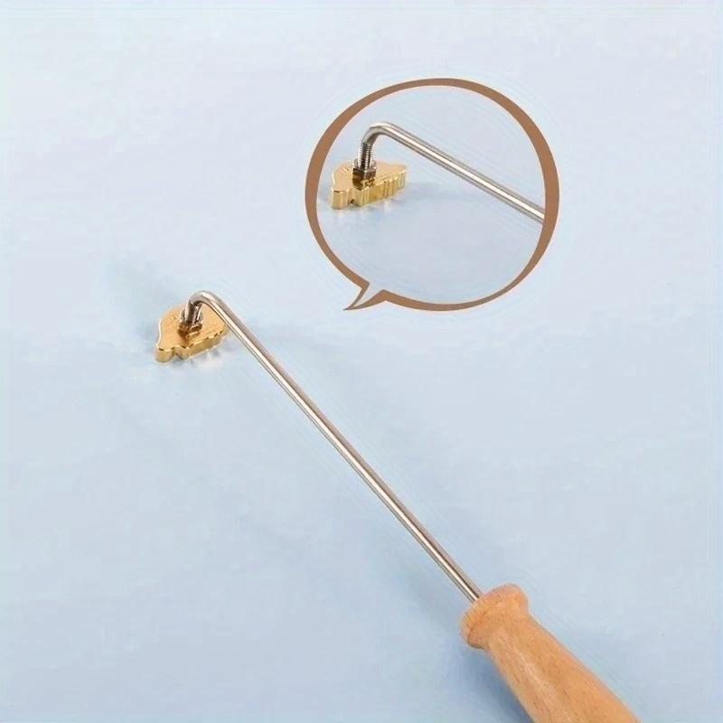 Стальная форма для логотипа для торта, мультяшный бренд, горящий утюг, тиснение, нагревательный утюг для выпечки хлеба, самодельный штамп, логотип, инструмент для горячего тиснения торта