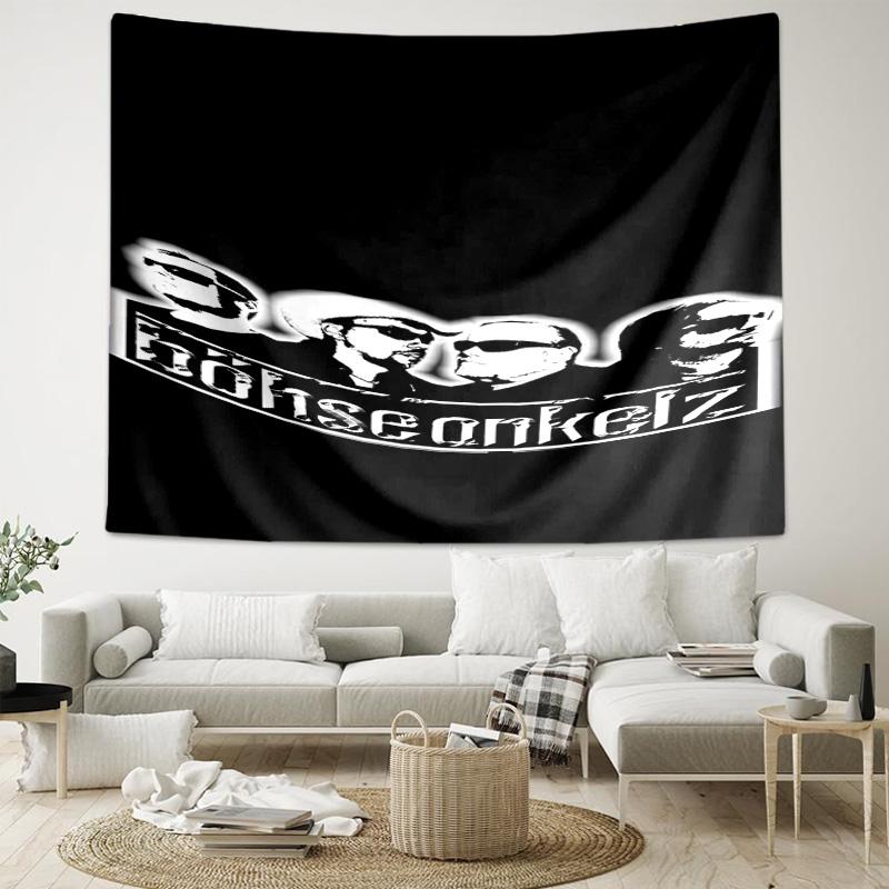 1pc Böhse Onkelz band Tapestry, Living Room, Bedroom, Office, Party Decor, Ideal Festive Gift