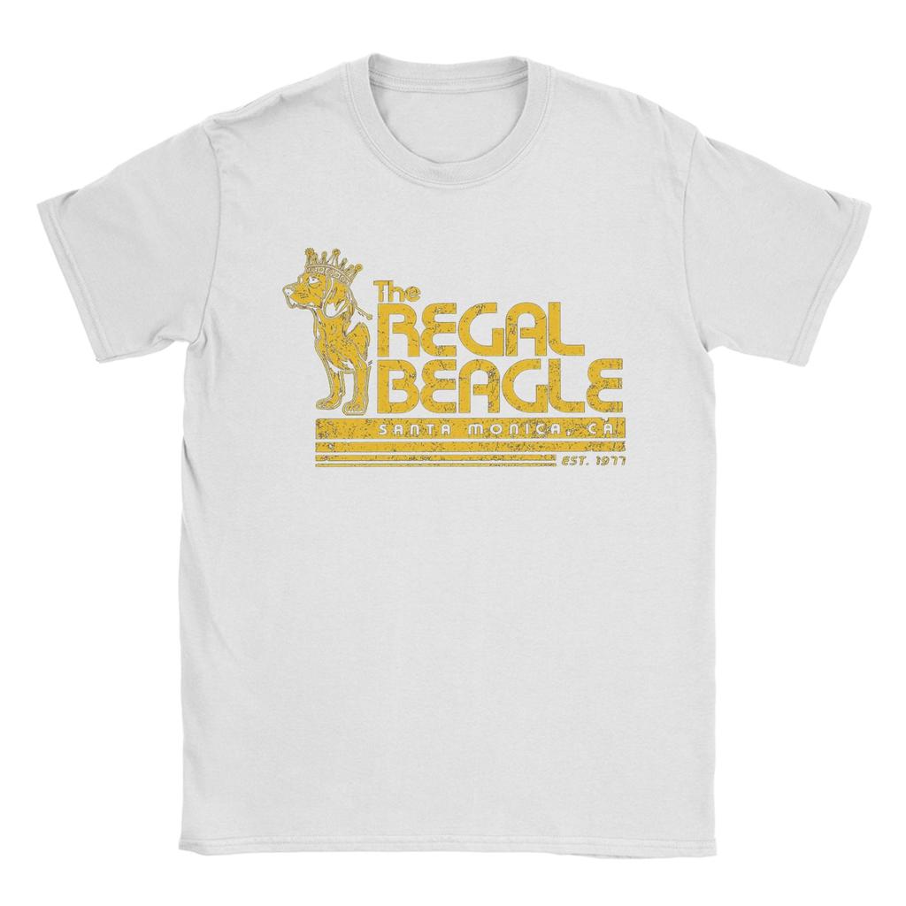 Mens The Regal Beagle T Shirts Pure Cotton Clothes Funny Short Sleeve Crew Neck Tees Printing TShirt