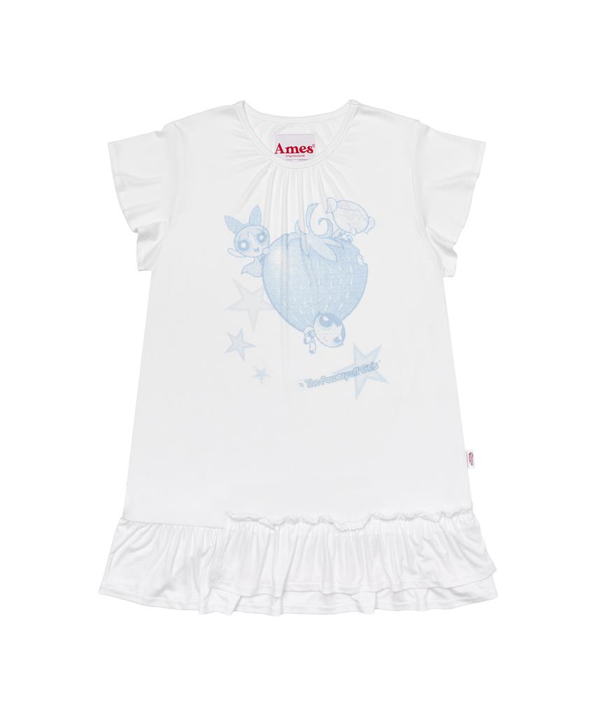 Ames Worldwide Ppg Ruffle Mini Dress White