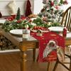 Merry Christmas Xmas Tablecloth Printed Table Cover New Year Table Flag  Home Party Decor