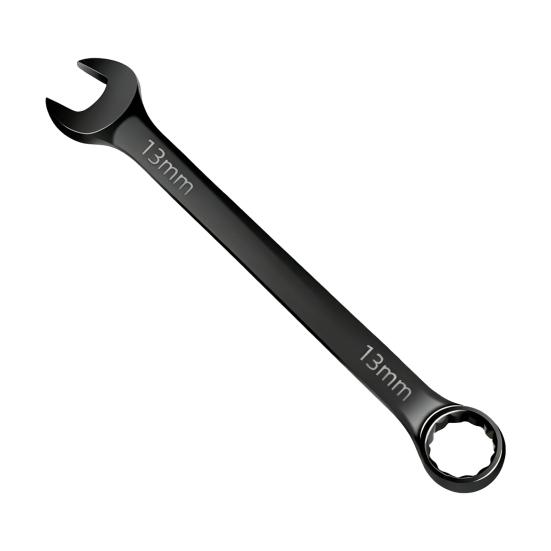 Heavy Duty Steel Spanner Double End Combination Wrench, Heavy-Duty Metric Hexagonal Bolt Tightening Tool High-Strength for Automotive Construction