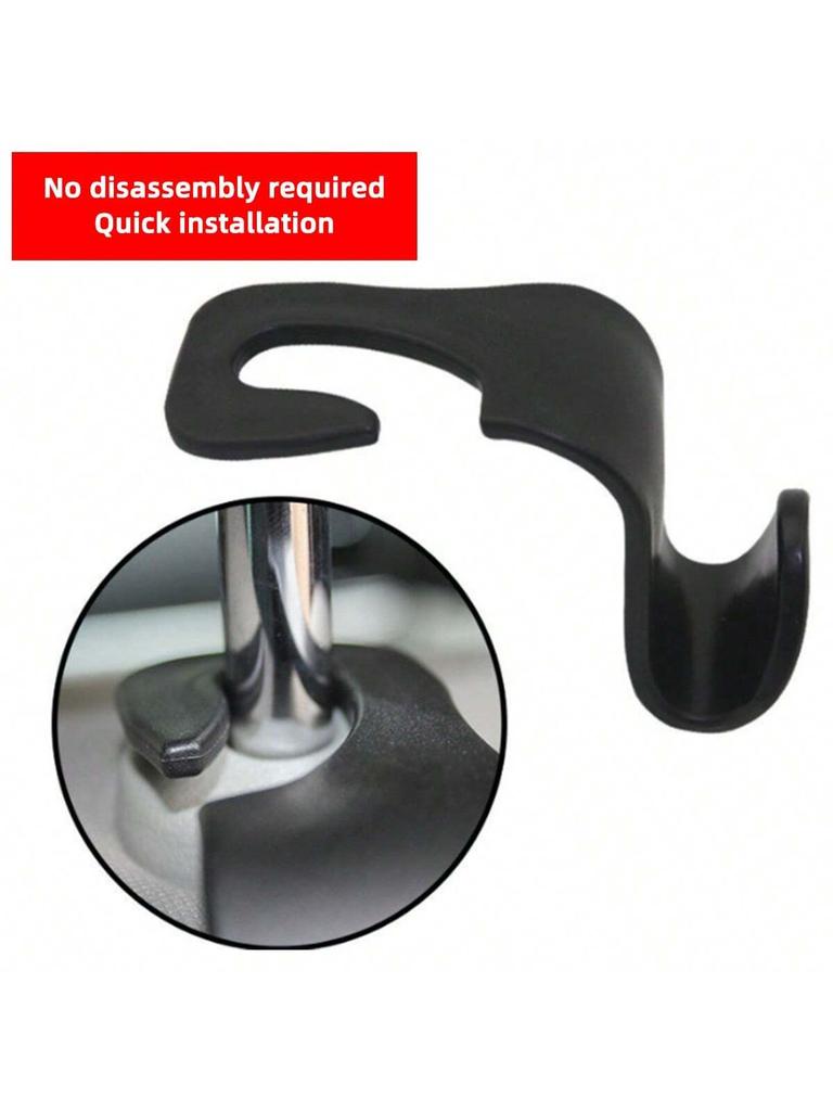 2 шт/4 шт многофункциональный автомобильный крючок скрытый крючок для сиденья принадлежности для интерьера заднего сиденья карбоновые аксессуары для автомобильных сидений спинки креативные автомобильные крючки