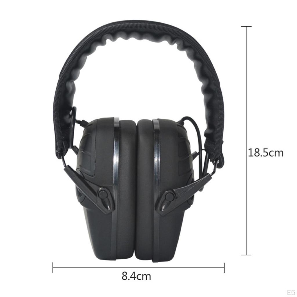 Ear Safety Earmuffs, NRR 25 Hearing , Compact Foldable Defenders for Range, Hunting