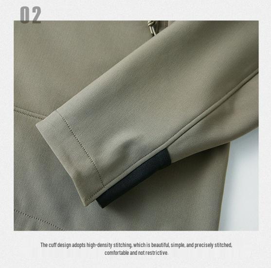 Мужская весенняя куртка софтшелл с капюшоном, ветрозащитная, водонепроницаемая - повседневное уличное рабочее пальто