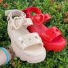 2025 Melissa Women's Thick Sole Jelly Sandals - Brazilian Summer Platform Shoes