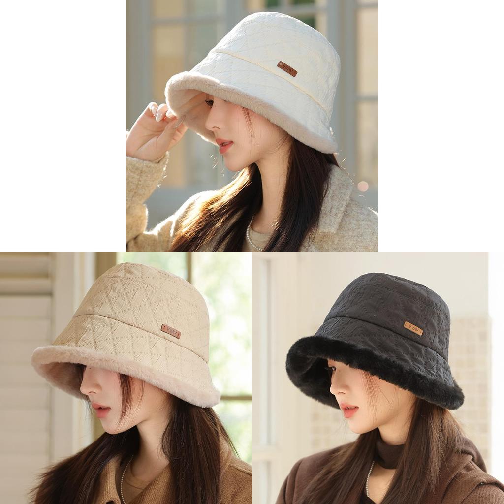 Рыбацкая шапка для женщин, плотная, плюшевая, водонепроницаемая, зимняя, повседневная, от солнца