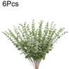 Листья эвкалипта Реалистичные искусственные растения Домашний декор Зелень Ветки Сделай сам Искусственные растения для свадебных букетов Стебли эвкалипта