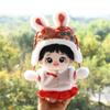 20CM Doll New Year's Clothing Hairy Mini Clothes High Quality Doll Plush Cloak  20cm Cotton Doll