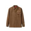 Good Things Happen Series Comfortable Casual Simple Letter Print Thickened Jacket Men Jacket Copper-Brown 152518601-1
