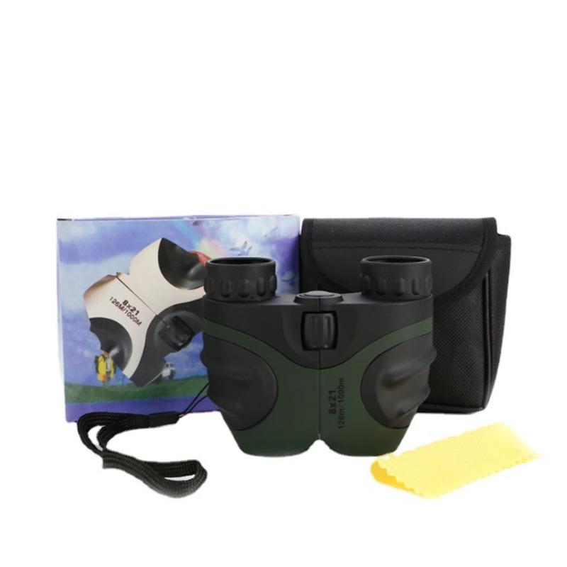 Мини-ручной оптический телескоп, портативный для детей, цветной карманный бинокль Paul 8X21, мини-ручной оптический телескоп, портативный для детей