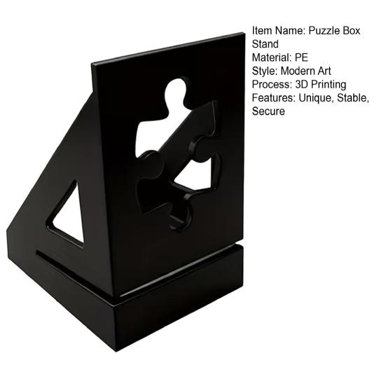 Подставка для коробки пазла Все-в-одном Держатель крышки коробки пазла Подставка для демонстрации постера пазла для всех любителей пазлов Дом Офис Письменный стол