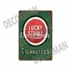 [ WellCraft ] Сигареты Lucky Strike Металлические вывески Постеры Винтажная настенная живопись LTA-1763