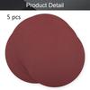 Utoolmart PSA Sanding Discs, Adhesive Sanding Sheets, 240# Grit, 250mm Disc Diameter, Pack of 5, Aluminum Oxide Particles, No Holes, Waterproof Sandin