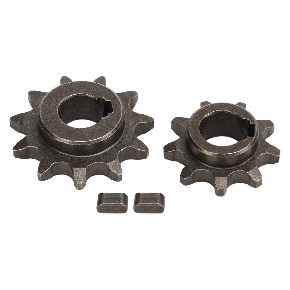 Carbon Steel Front Rear Gear Set 9 Teeth 11 Teeth Bicycle Gear Kit Gear Kit Set for Motorized Bike