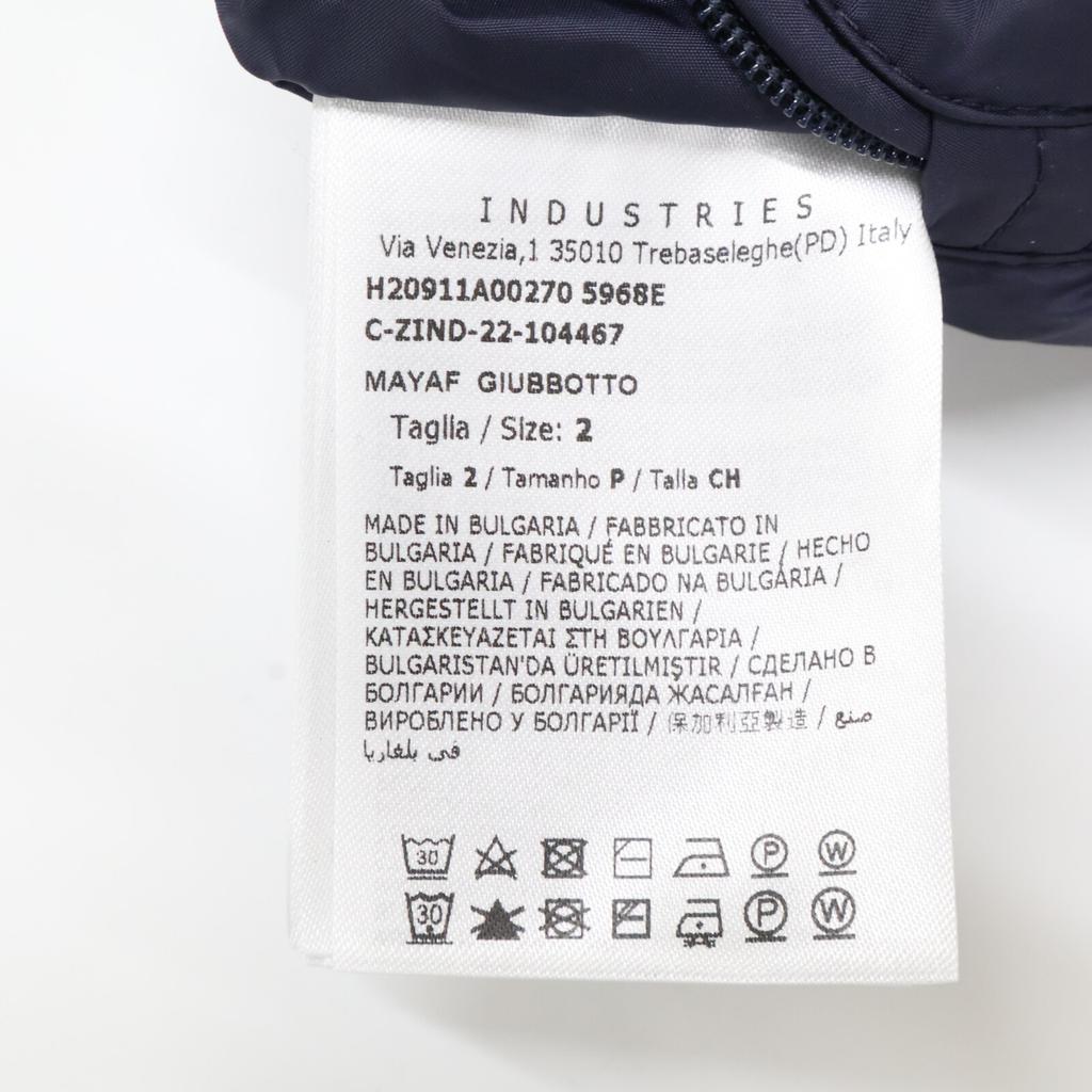 MONCLER [22 year old model] MAYAF Maya fur/hooded down jacket Jacket 2 NavyUsed