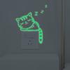Cartoon Luminous Glow Switch Sticker On The Dark Wall Stickers Home Decor Children'S Room Decoration Green Yellow Blue Glow