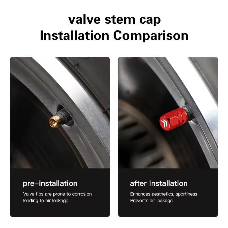 4pcs Styling Wheel Tire Valve Air Stem Cap Duust Cover For Citroen Jumpy C8 C-Elysee C15 C4L Spacetourer C1 2CV VTS DS3 DS5 RD3