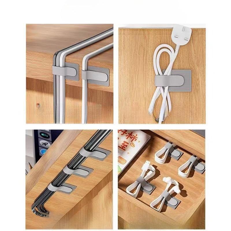 Органайзер для кабелей, Шнур питания, Хранение кабелей данных, Лента для организации кабелей, Кабельная стяжка на липучке, Самоклеящийся фиксатор для проводов, Фиксатор для прокладки сетевых кабелей