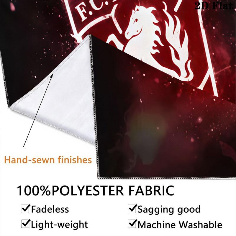 F.C. Twente Wall Hanging Printed Fabric Blanket Decorative Tapestries for Bedroom Living Room Home Decor