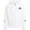 Adidas Z.N.E. True Healing Series FW24 Sportswear Black Label Uniform Hooded Jacket Men Jacket White JF2443