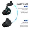 12V-24V Car   QC3.0 Fast Charging USB and PD Dual Port   for Car Motorcycles,  h Bikes, SUVs, Boats IP66 Waterproof Multiple   A